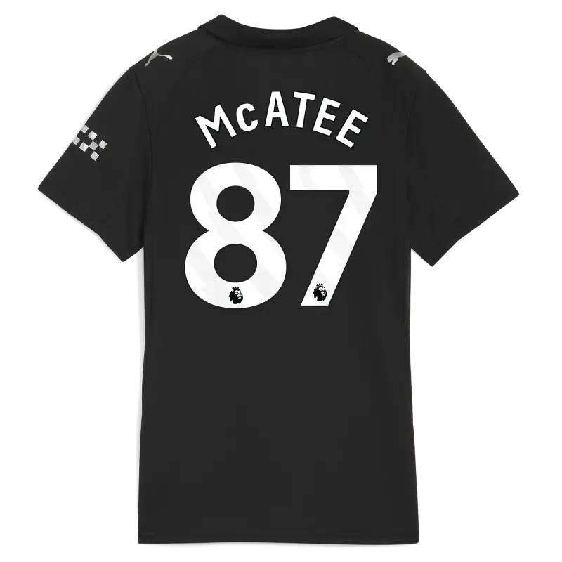 Women’s Manchester City Away Jersey 2025/26 With McATEE 87 Printing | Manchester City Shop Women’s Manchester City Away Jersey 2025/26 With McATEE 87 Printing | Manchester City Shop