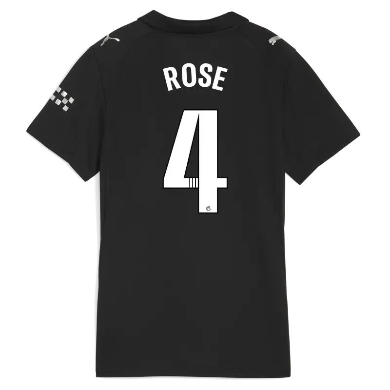 Women’s Manchester City Away Jersey 2025/26 With ROSE 4 Printing | Manchester City Shop