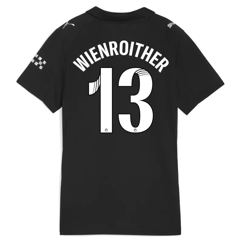 Women’s Manchester City Away Jersey 2025/26 With WIENROITHER 13 Printing | Manchester City Shop
