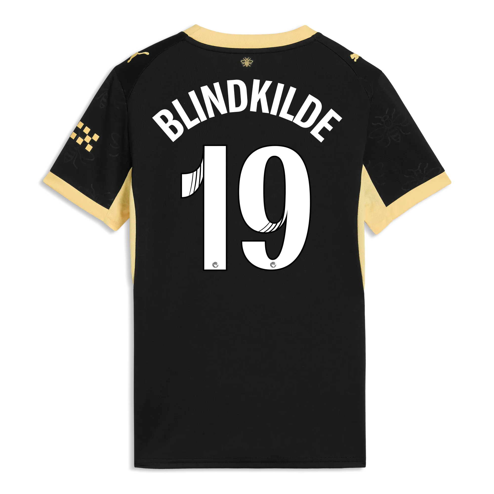 Women’s Manchester City Away Jersey 2026/27 With BLINDKILDE 19 Printing | Manchester City Shop