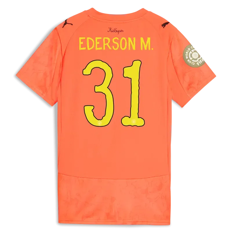 Women’s Manchester City GK KidSuper Club World Cup Jersey Orange 2025/26 With EDERSON M. 31 printing | Manchester City Shop Women’s Manchester City GK KidSuper Club World Cup Jersey Orange 2025/26 With EDERSON M. 31 printing | Manchester City Shop
