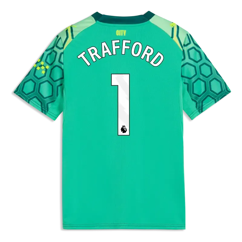 Women’s Manchester City Goalkeeper Jersey 2025/26 With TRAFFORD 1 Printing | Manchester City Shop