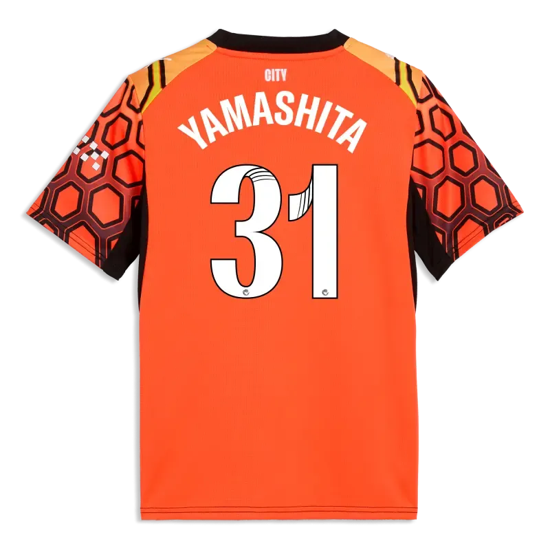 Women’s Manchester City Goalkeeper Jersey 2025/26 With YAMASHITA 31 Printing | Manchester City Shop