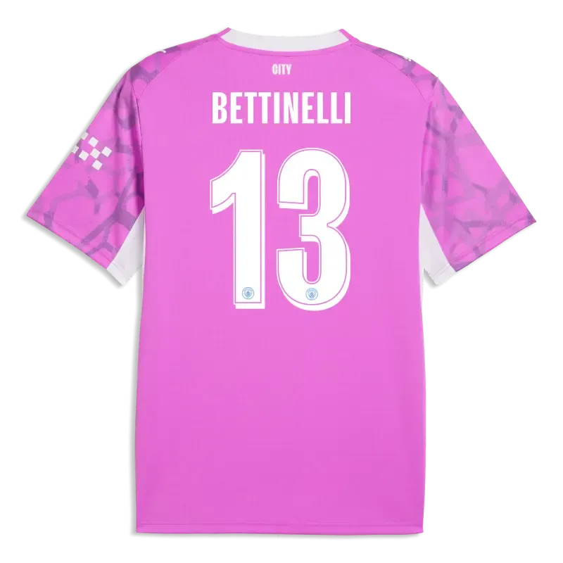 Women’s Manchester City Goalkeeper Jersey 2026/27 With BETTINELLI 13 Printing | Manchester City Shop