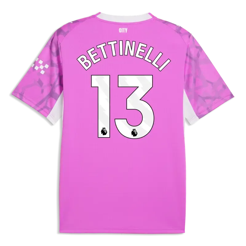 Women’s Manchester City Goalkeeper Jersey 2026/27 With BETTINELLI 13 Printing | Manchester City Shop