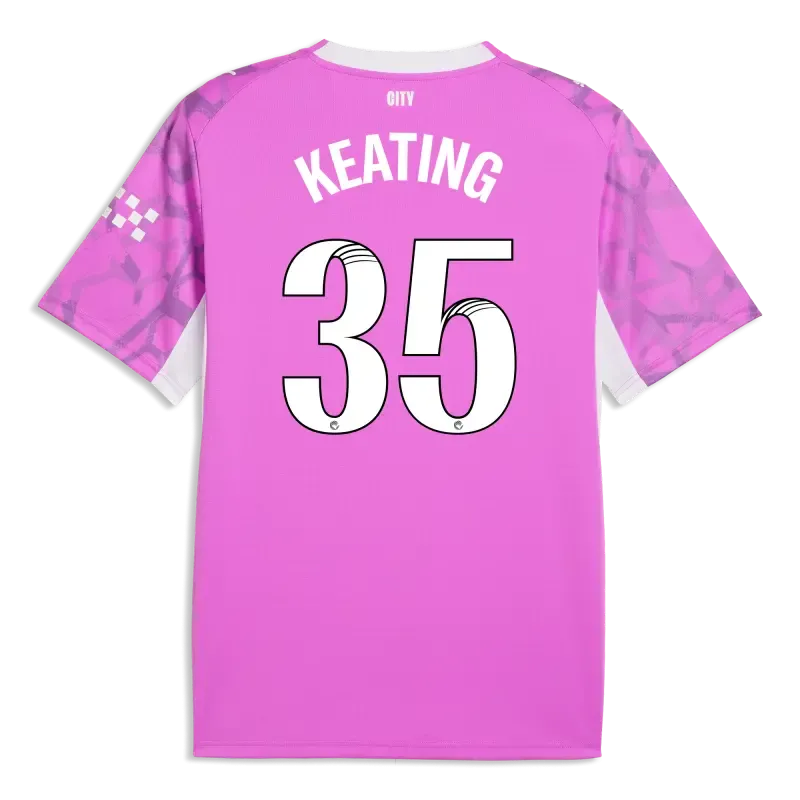 Women’s Manchester City Goalkeeper Jersey 2026/27 With KEATING 35 Printing | Manchester City Shop