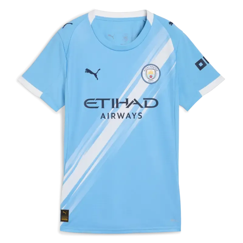 Women’s Manchester City Home Jersey 2025/26 With Custom Printing | Manchester City Shop