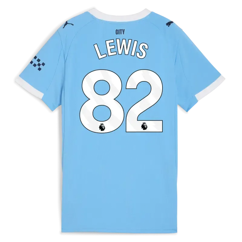 Women’s Manchester City Home Jersey 2025/26 With LEWIS 82 Printing | Manchester City Shop Women’s Manchester City Home Jersey 2025/26 With LEWIS 82 Printing | Manchester City Shop