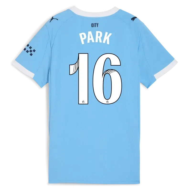 Women’s Manchester City Home Jersey 2025/26 With PARK 16 Printing | Manchester City Shop Women’s Manchester City Home Jersey 2025/26 With PARK 16 Printing | Manchester City Shop