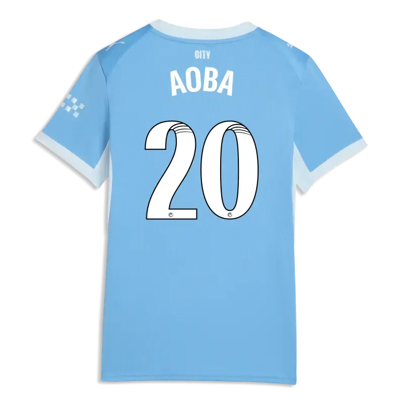 Women’s Manchester City Home Jersey 2026/27 With AOBA 20 Printing | Manchester City Shop