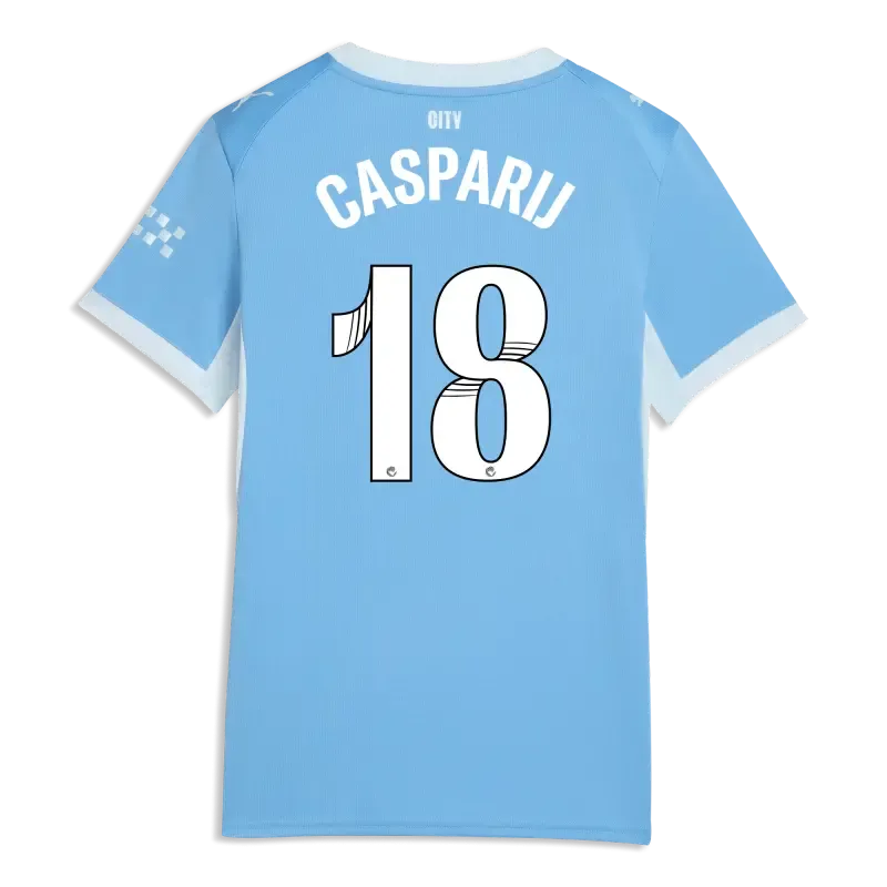 Women’s Manchester City Home Jersey 2026/27 With CASPARIJ 18 Printing | Manchester City Shop