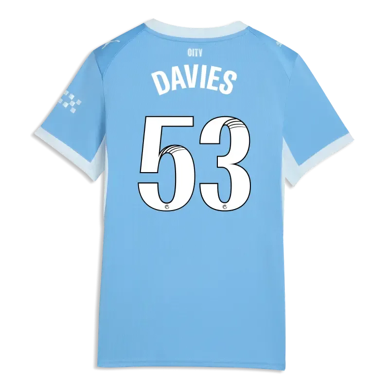 Women’s Manchester City Home Jersey 2026/27 With DAVIES 53 Printing | Manchester City Shop