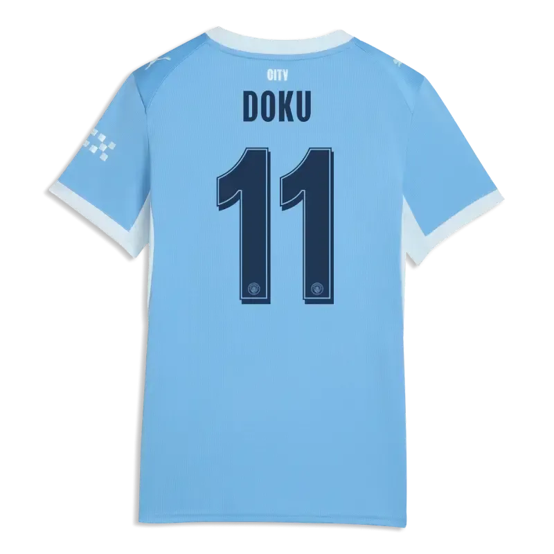 Women’s Manchester City Home Jersey 2026/27 With DOKU 11 Printing | Manchester City Shop Women’s Manchester City Home Jersey 2026/27 With DOKU 11 Printing | Manchester City Shop