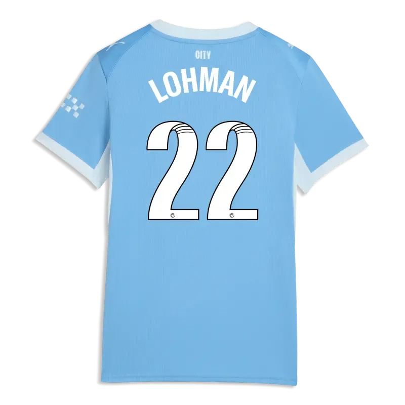 Women’s Manchester City Home Jersey 2026/27 With LOHMANN 22 Printing | Manchester City Shop