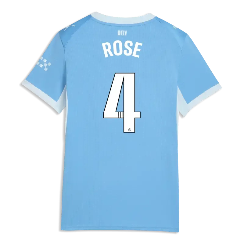 Women’s Manchester City Home Jersey 2026/27 With ROSE 4 Printing | Manchester City Shop
