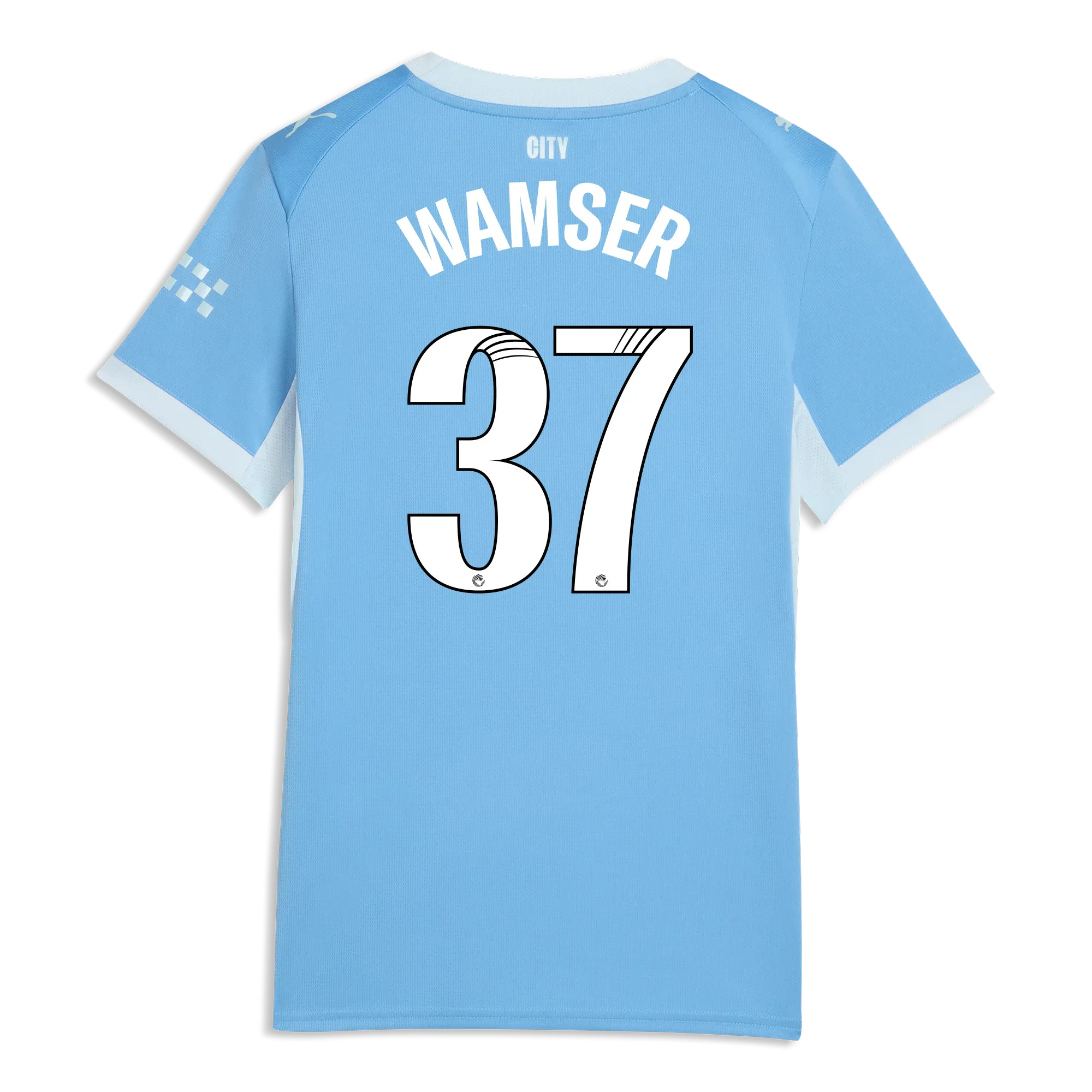 Women’s Manchester City Home Jersey 2026/27 With WAMSER 37 Printing | Manchester City Shop