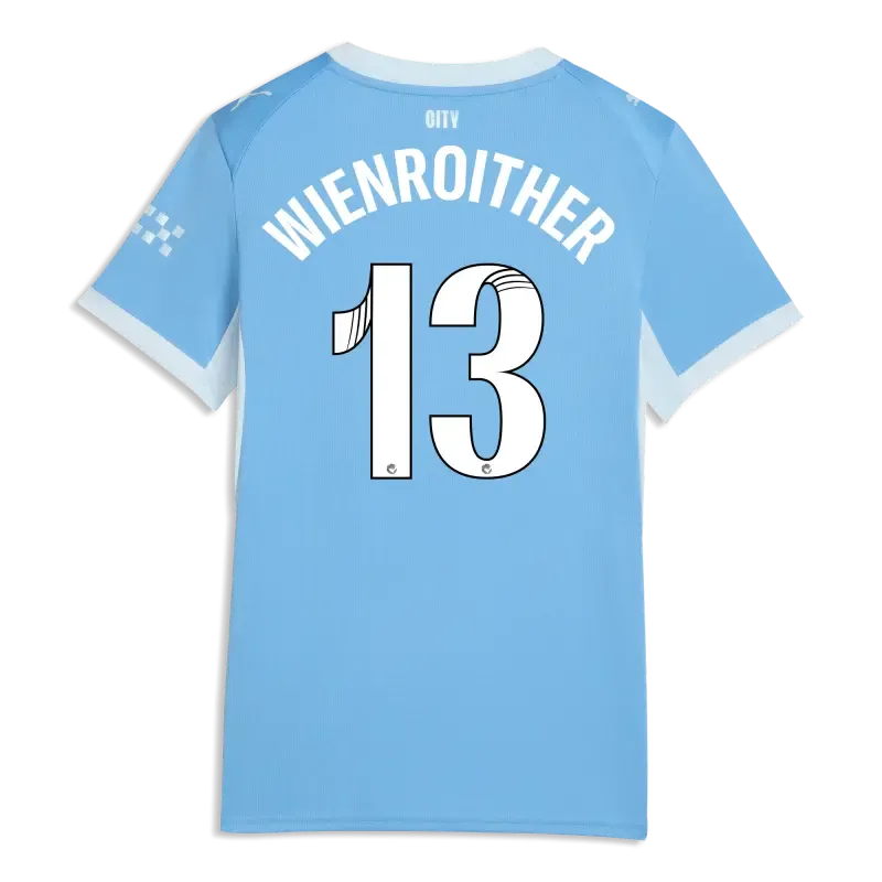 Women’s Manchester City Home Jersey 2026/27 With WIENROITHER 13 Printing | Manchester City Shop