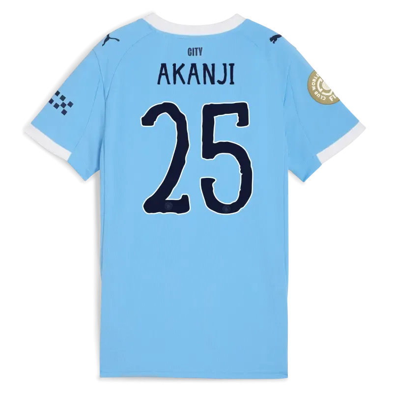 Women’s Manchester City KidSuper Club World Cup Home Jersey 2025/26 With AKANJI 25 Printing | Manchester City Shop Women’s Manchester City KidSuper Club World Cup Home Jersey 2025/26 With AKANJI 25 Printing | Manchester City Shop