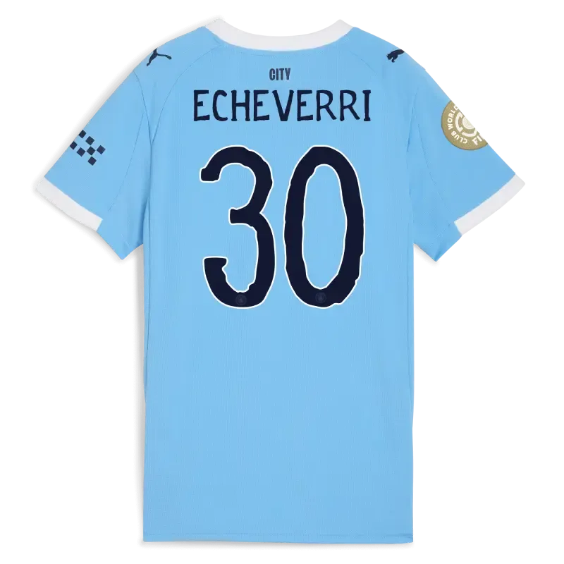 Women’s Manchester City KidSuper Club World Cup Home Jersey 2025/26 With ECHEVERRI 30 Printing | Manchester City Shop Women’s Manchester City KidSuper Club World Cup Home Jersey 2025/26 With ECHEVERRI 30 Printing | Manchester City Shop