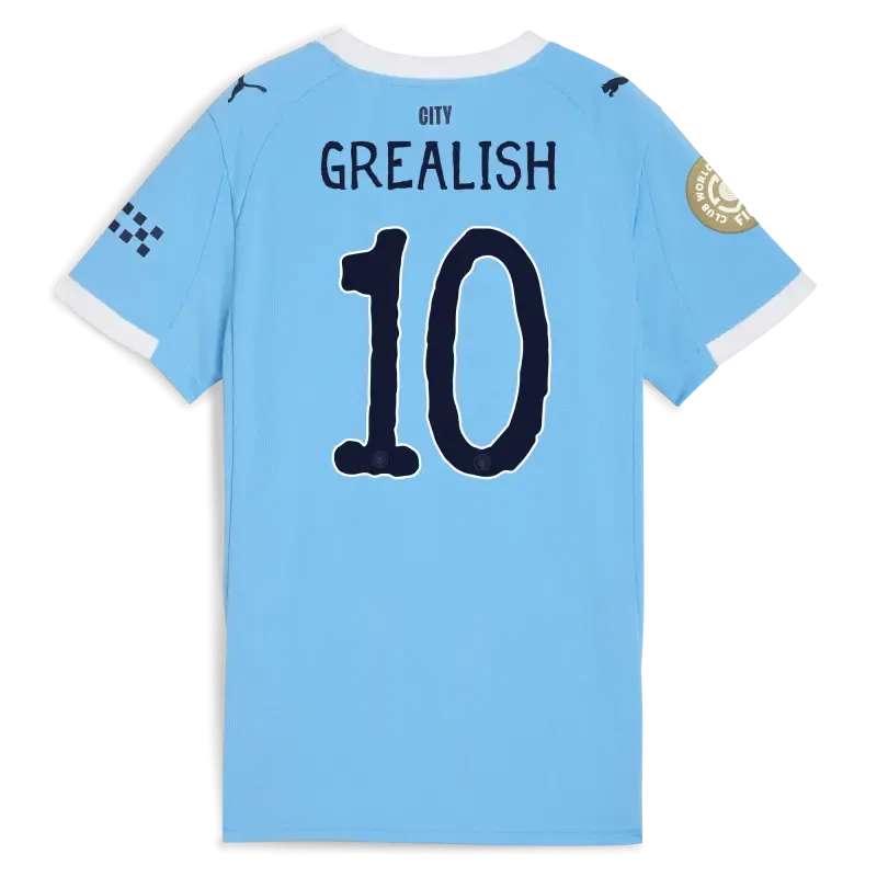 Women’s Manchester City KidSuper Club World Cup Home Jersey 2025/26 With GREALISH 10 Printing | Manchester City Shop Women’s Manchester City KidSuper Club World Cup Home Jersey 2025/26 With GREALISH 10 Printing | Manchester City Shop