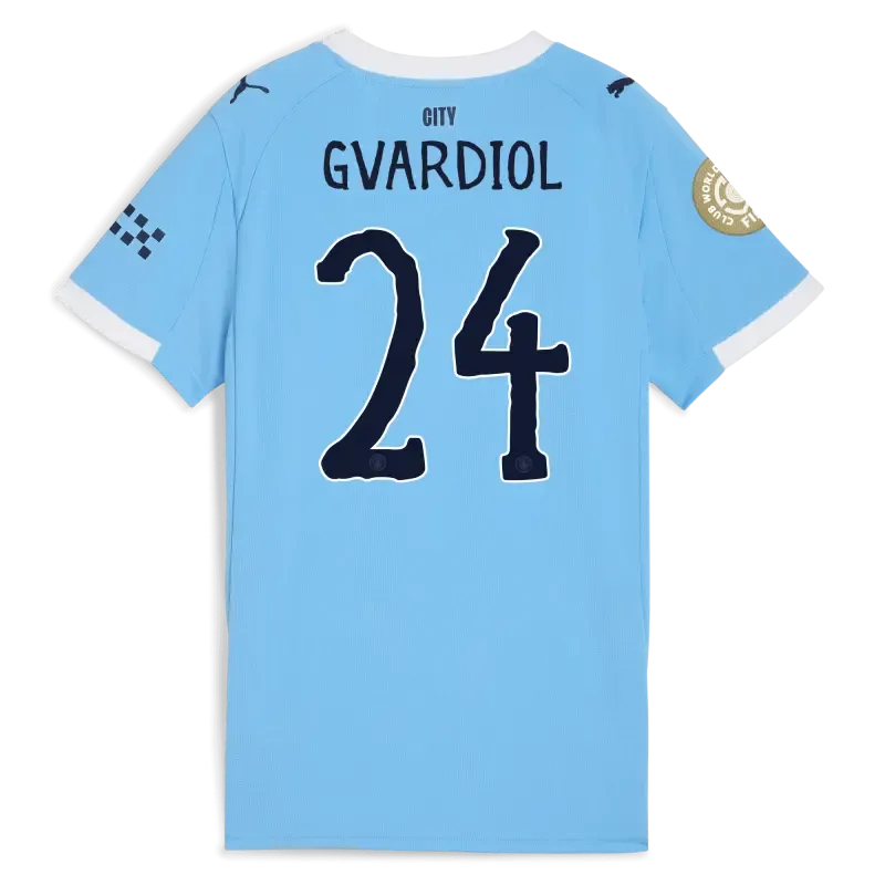 Women’s Manchester City KidSuper Club World Cup Home Jersey 2025/26 With GVARDIOL 24 Printing | Manchester City Shop Women’s Manchester City KidSuper Club World Cup Home Jersey 2025/26 With GVARDIOL 24 Printing | Manchester City Shop