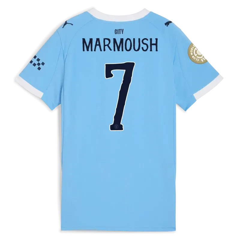 Women’s Manchester City KidSuper Club World Cup Home Jersey 2025/26 With MARMOUSH 7 Printing | Manchester City Shop Women’s Manchester City KidSuper Club World Cup Home Jersey 2025/26 With MARMOUSH 7 Printing | Manchester City Shop