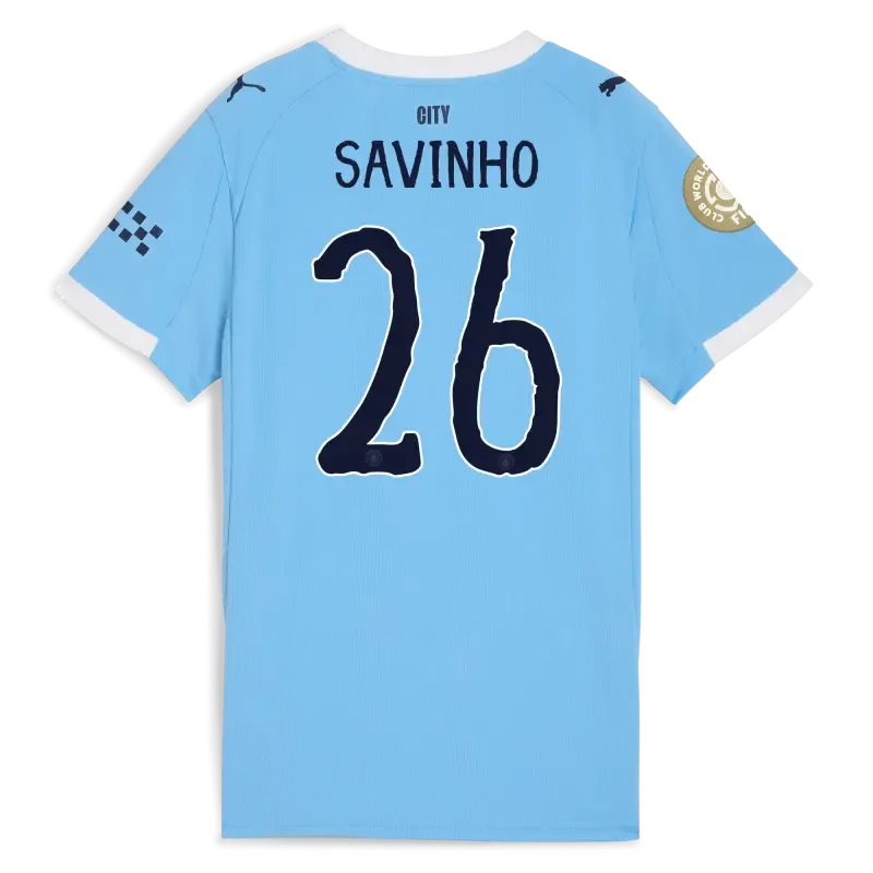 Women’s Manchester City KidSuper Club World Cup Home Jersey 2025/26 With SAVINHO 26 Printing | Manchester City Shop Women’s Manchester City KidSuper Club World Cup Home Jersey 2025/26 With SAVINHO 26 Printing | Manchester City Shop