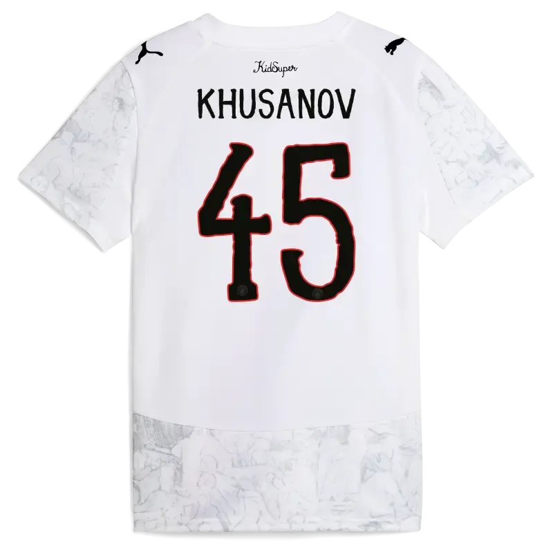 Women’s Manchester City KidSuper Jersey 2025/26 Club World Cup With KHUSANOV 45 printing | Manchester City Shop Women’s Manchester City KidSuper Jersey 2025/26 Club World Cup With KHUSANOV 45 printing | Manchester City Shop