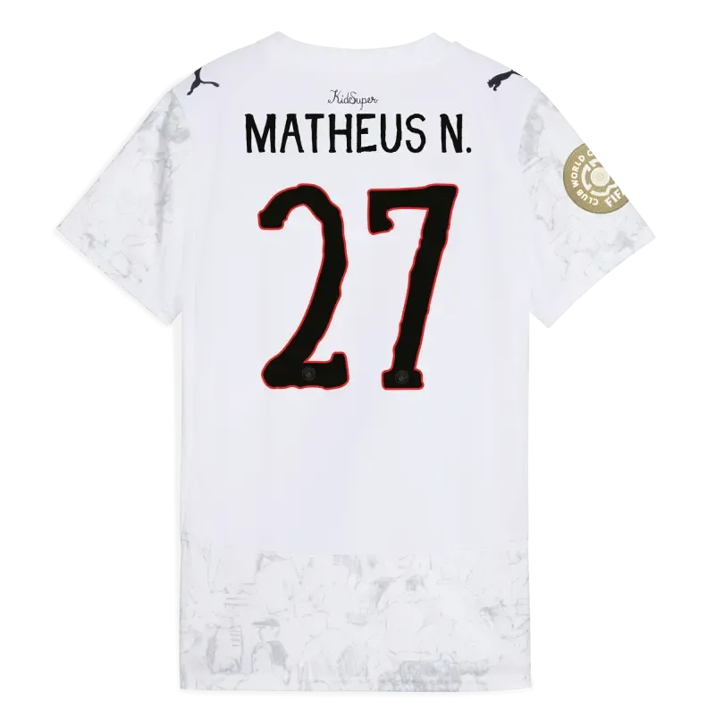Women’s Manchester City KidSuper Jersey 2025/26 Club World Cup With MATHEUS N. 27 printing | Manchester City Shop Women’s Manchester City KidSuper Jersey 2025/26 Club World Cup With MATHEUS N. 27 printing | Manchester City Shop