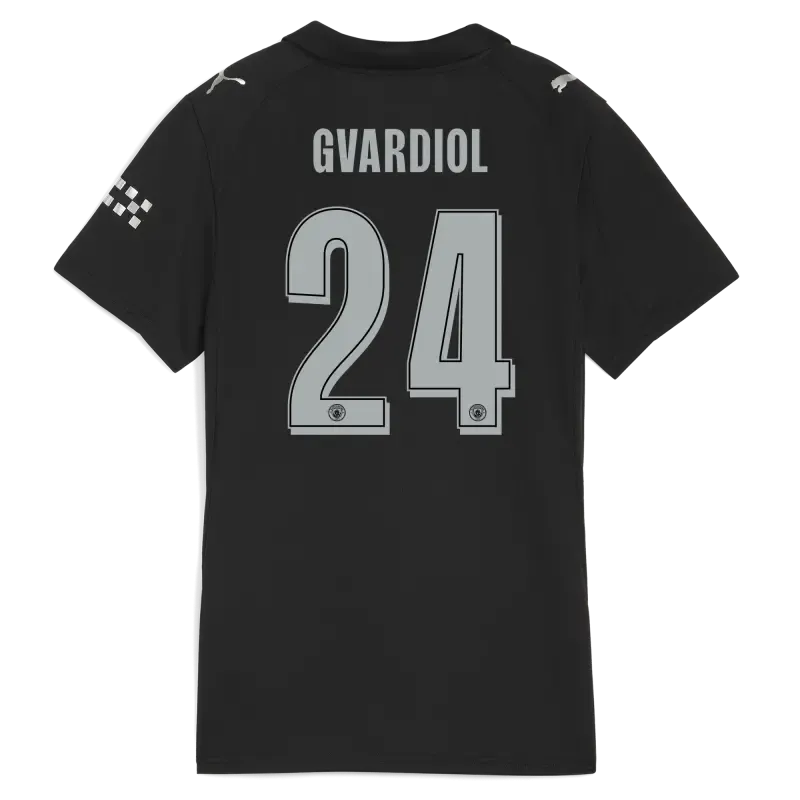 Women’s Manchester City Man City Away Jersey 2025/26 With GVARDIOL 24 Printing | Manchester City Shop Women’s Manchester City Man City Away Jersey 2025/26 With GVARDIOL 24 Printing | Manchester City Shop