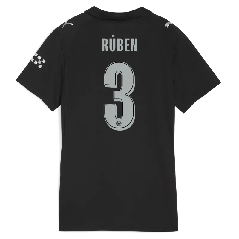 Women’s Manchester City Man City Away Jersey 2025/26 With RÚBEN 3 Printing | Manchester City Shop Women’s Manchester City Man City Away Jersey 2025/26 With RÚBEN 3 Printing | Manchester City Shop