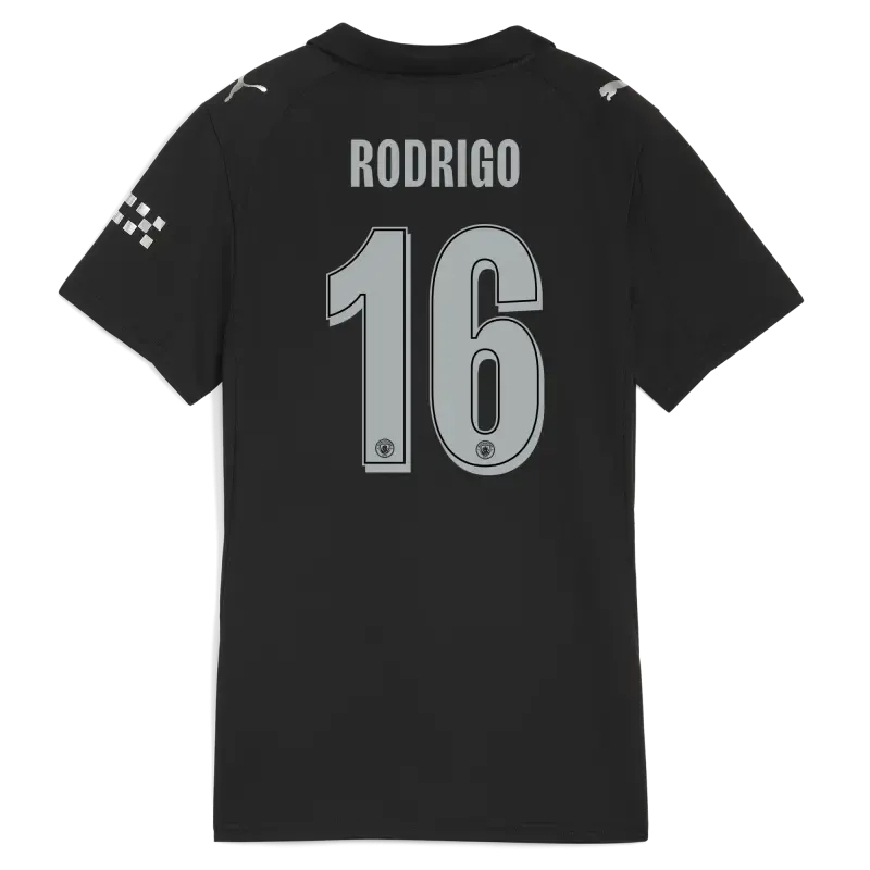Women’s Manchester City Man City Away Jersey 2025/26 With RODRIGO 16 Printing | Manchester City Shop Women’s Manchester City Man City Away Jersey 2025/26 With RODRIGO 16 Printing | Manchester City Shop