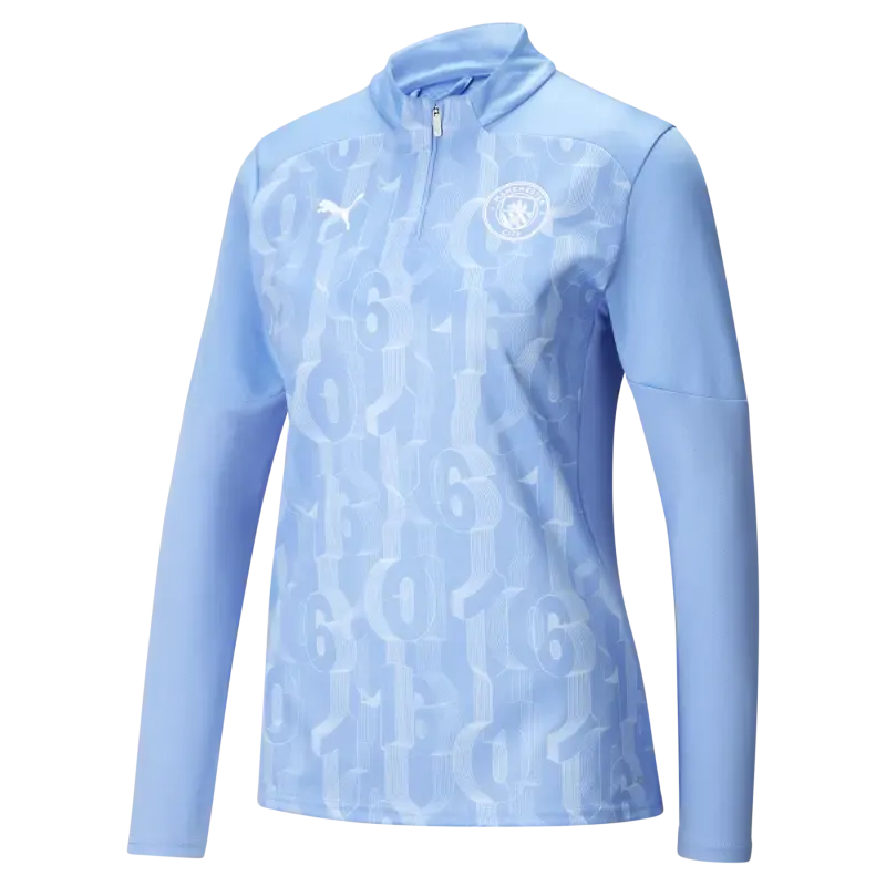 Women’s Manchester City Pre-Match 1/4 Zip Top | Manchester City Shop