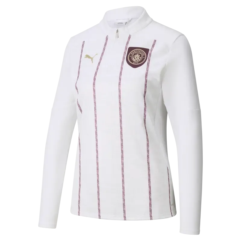 Women’s Manchester City Pre-Match 1/4 Zip Top | Manchester City Shop