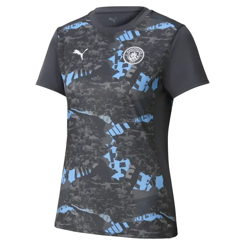 Women’s Manchester City Pre-Match Short Sleeve Jersey | Manchester City Shop