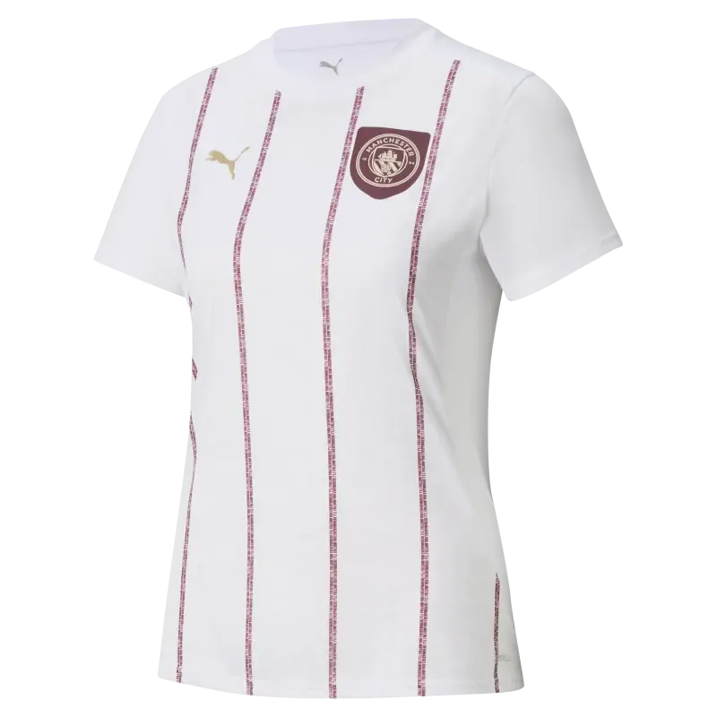 Women’s Manchester City Pre-Match Short Sleeve Jersey | Manchester City Shop