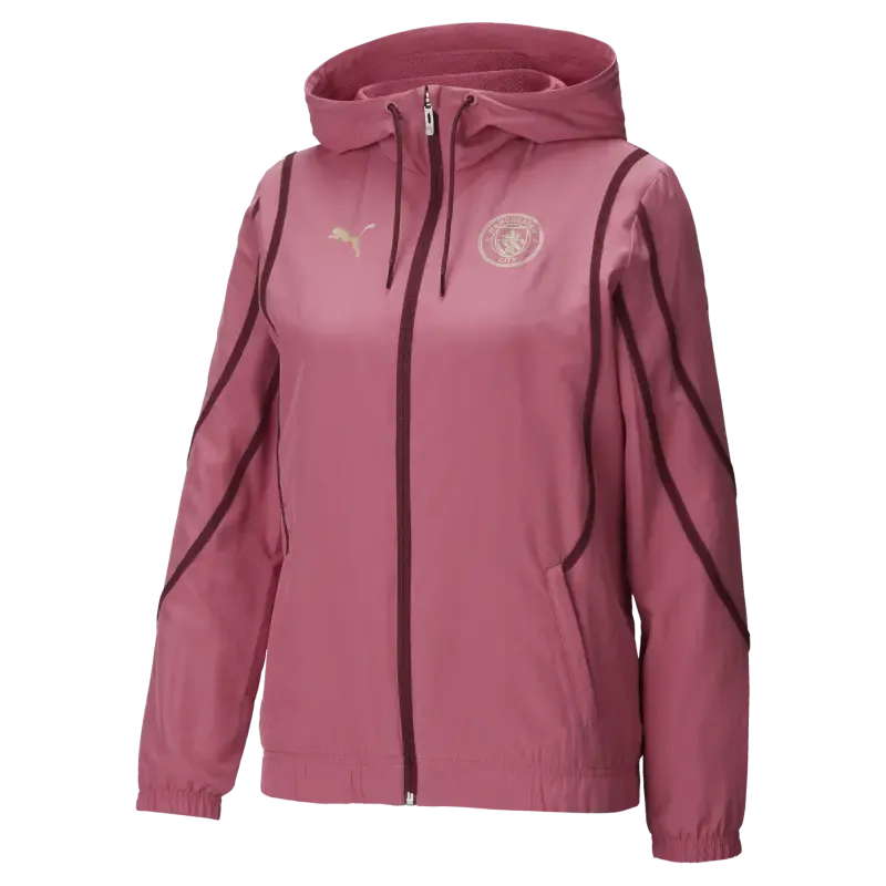 Women’s Manchester City Pre-Match Woven Jacket | Manchester City Shop