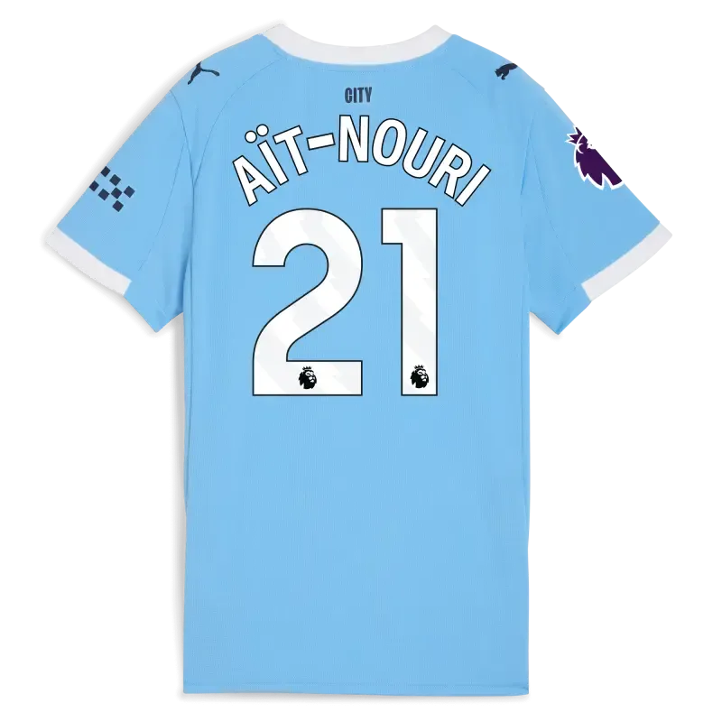 Women’s Manchester City Premier League Home Jersey 2025/26 With AÏT-NOURI 21 Printing | Manchester City Shop Women’s Manchester City Premier League Home Jersey 2025/26 With AÏT-NOURI 21 Printing | Manchester City Shop