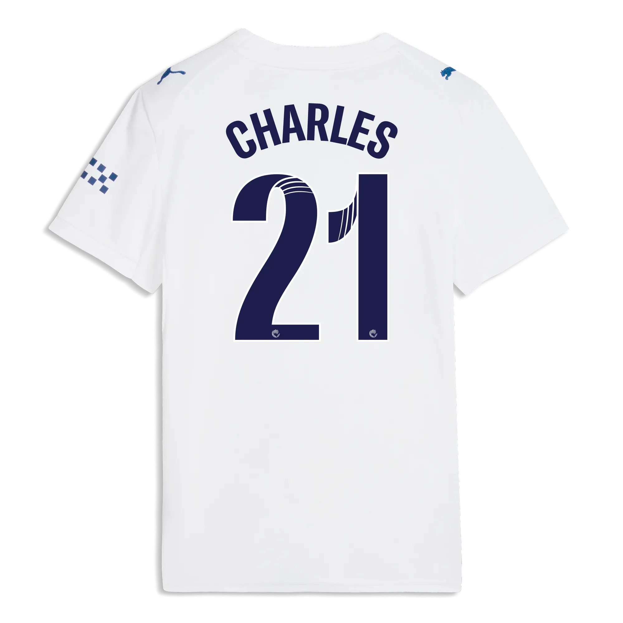 Women’s Manchester City Third Jersey 2026/27 With CHARLES 21 Printing | Manchester City Shop