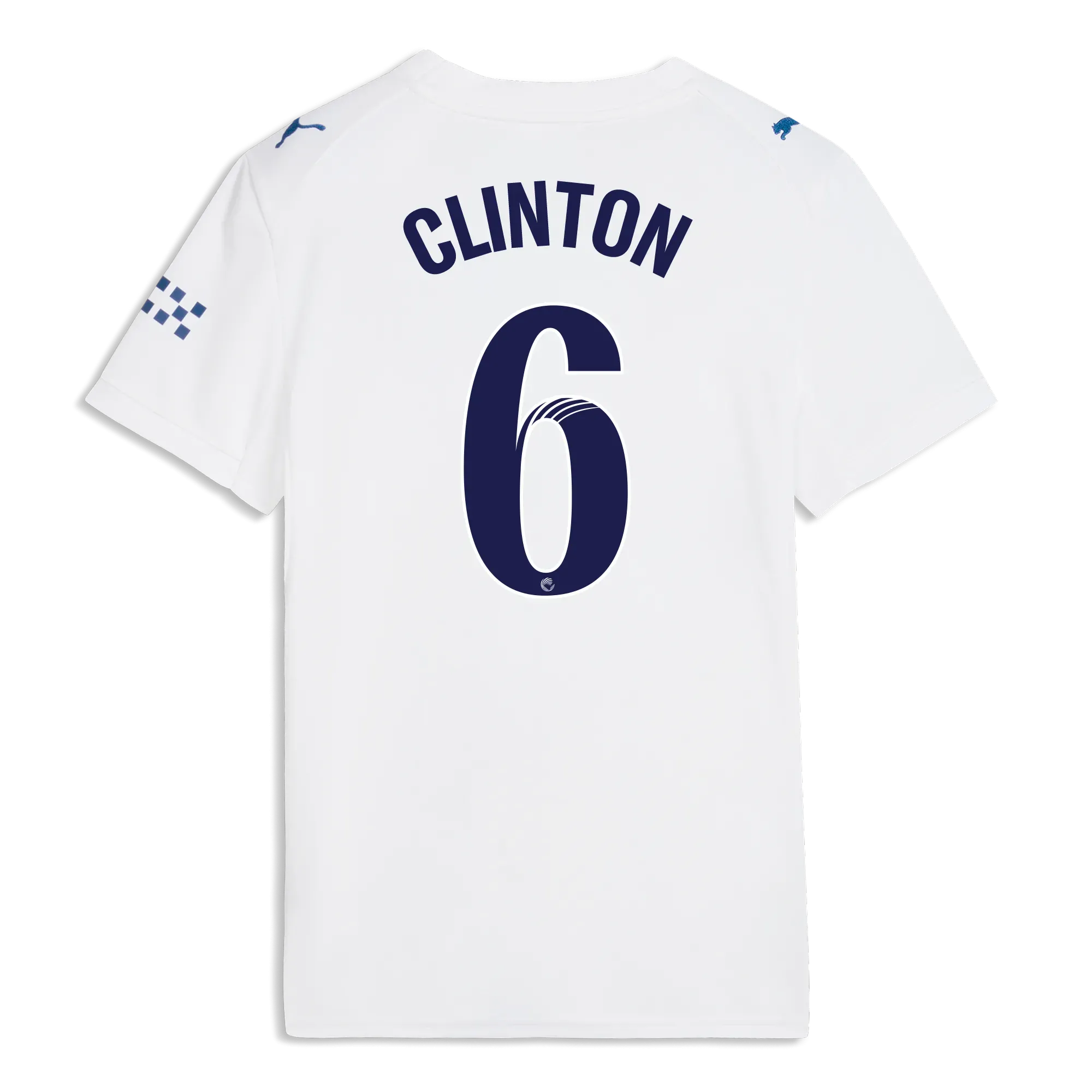 Women’s Manchester City Third Jersey 2026/27 With CLINTON 6  Printing | Manchester City Shop