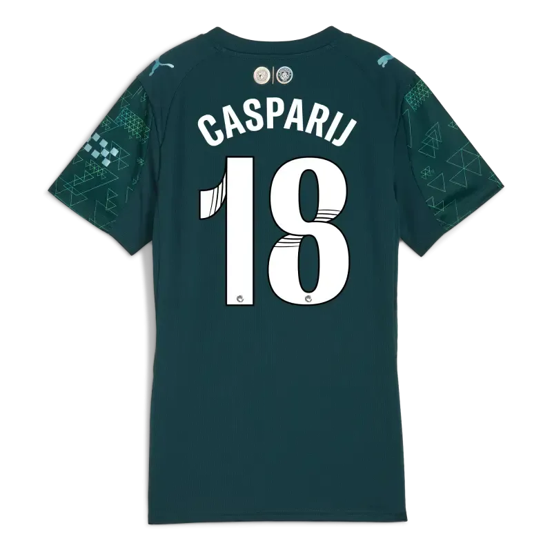 Womens’ Manchester City EA SPORTS FC Jersey 2025/26 With CASPARIJ 18 Printing | Manchester City Shop