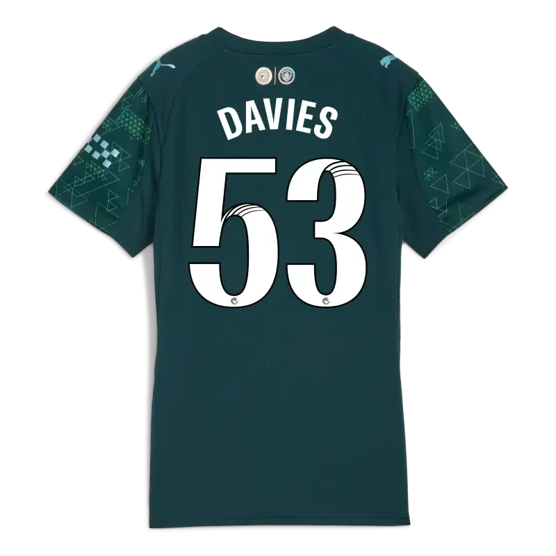 Womens’ Manchester City EA SPORTS FC Jersey 2025/26 With DAVIES 53 Printing | Manchester City Shop