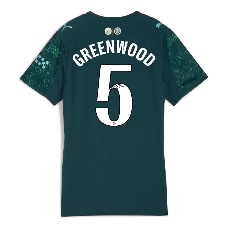 Womens’ Manchester City EA SPORTS FC Jersey 2025/26 With GREENWOOD 5 Printing | Manchester City Shop