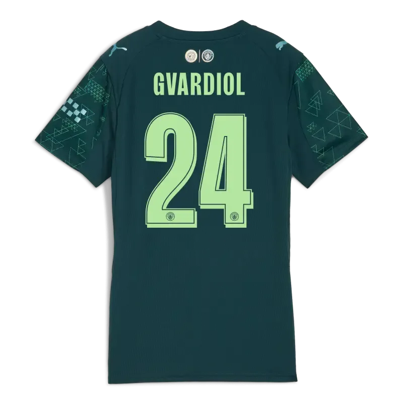 Womens Manchester City EA SPORTS FC Jersey 2025/26 With GVARDIOL 24 Printing | Manchester City Shop Womens Manchester City EA SPORTS FC Jersey 2025/26 With GVARDIOL 24 Printing | Manchester City Shop
