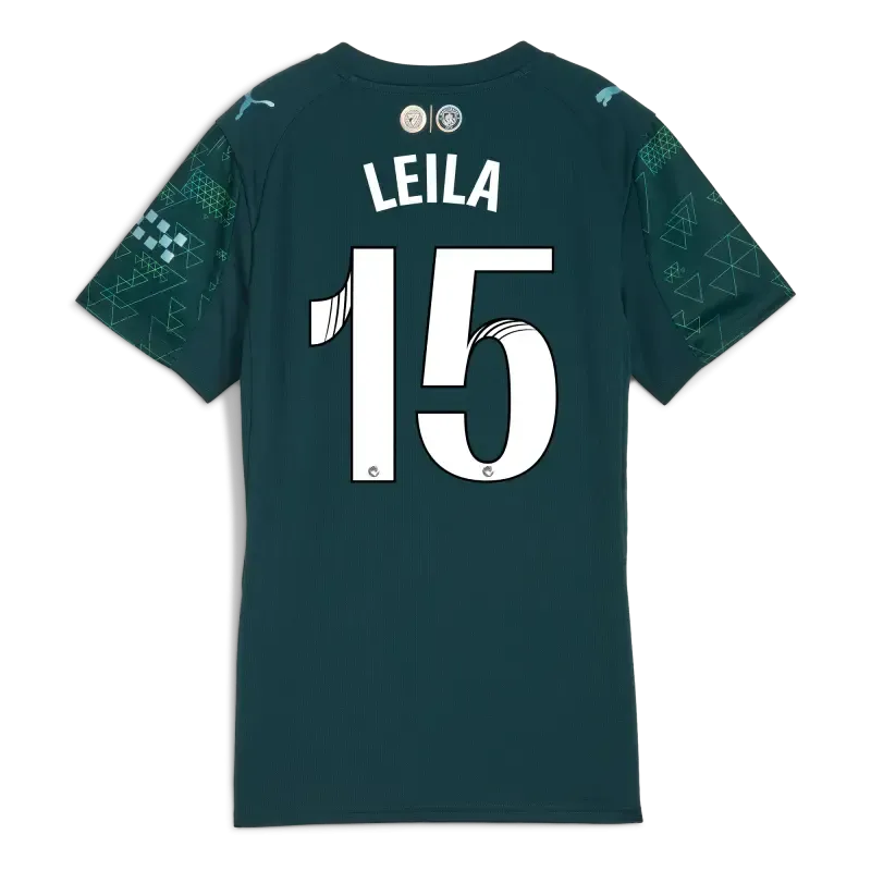 Womens’ Manchester City EA SPORTS FC Jersey 2025/26 With LEILA 15 Printing | Manchester City Shop Womens’ Manchester City EA SPORTS FC Jersey 2025/26 With LEILA 15 Printing | Manchester City Shop