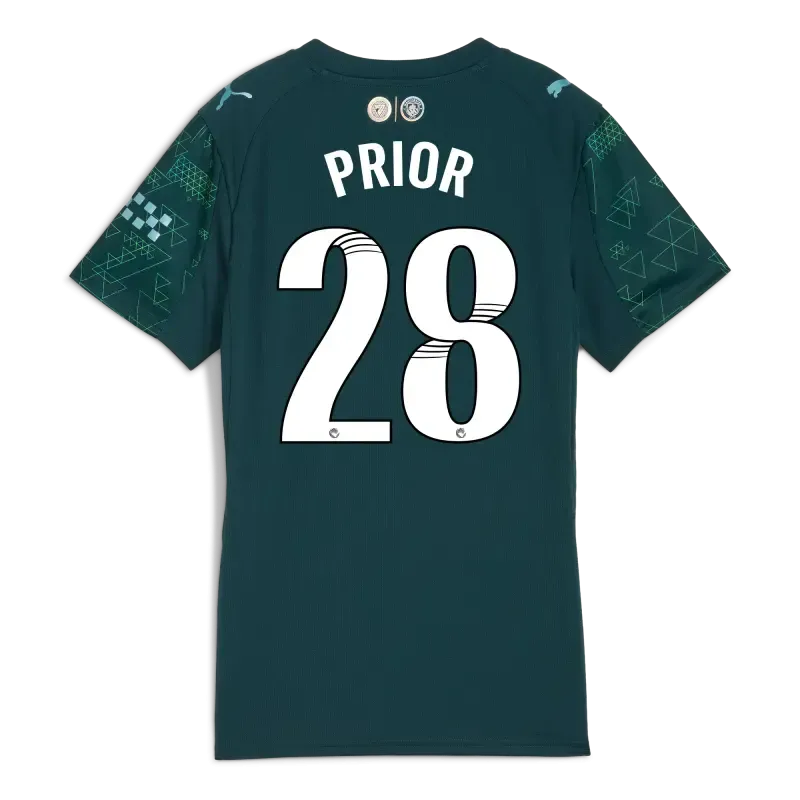 Womens’ Manchester City EA SPORTS FC Jersey 2025/26 With PRIOR 28 Printing | Manchester City Shop