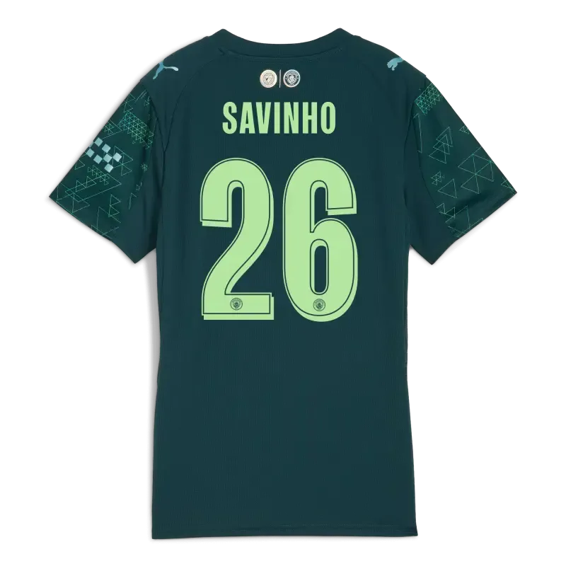 Womens Manchester City EA SPORTS FC Jersey 2025/26 With SAVINHO 26 Printing | Manchester City Shop Womens Manchester City EA SPORTS FC Jersey 2025/26 With SAVINHO 26 Printing | Manchester City Shop