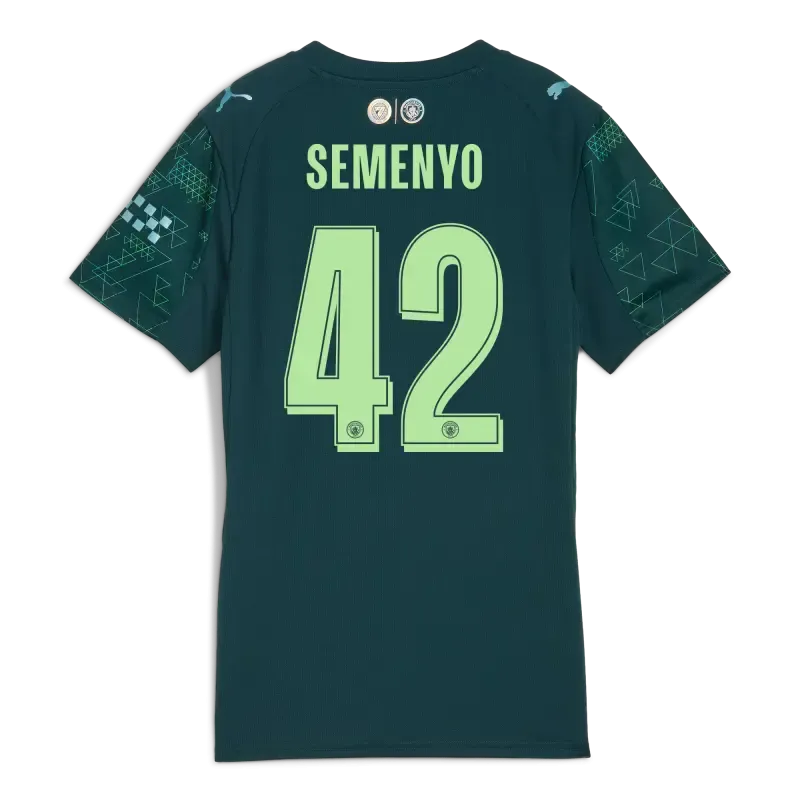 Womens Manchester City EA SPORTS FC Jersey 2025/26 With SEMENYO 42 Printing | Manchester City Shop Womens Manchester City EA SPORTS FC Jersey 2025/26 With SEMENYO 42 Printing | Manchester City Shop