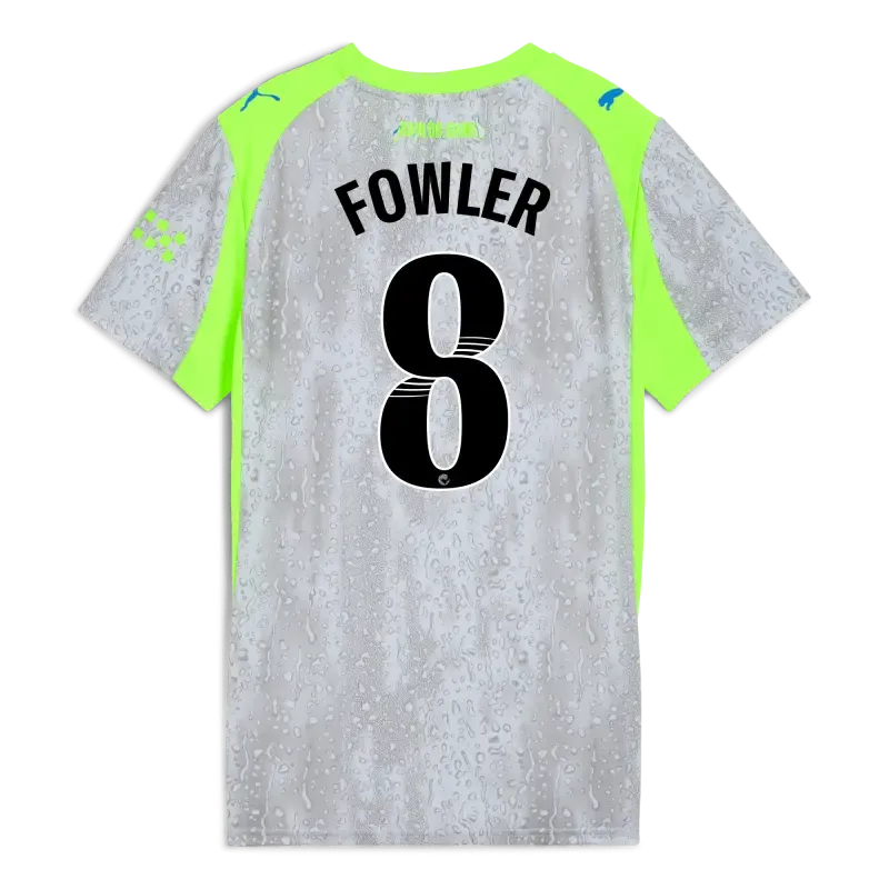 Womens’ Manchester City Third Jersey 2025/26 With FOWLER 8 Printing | Manchester City Shop