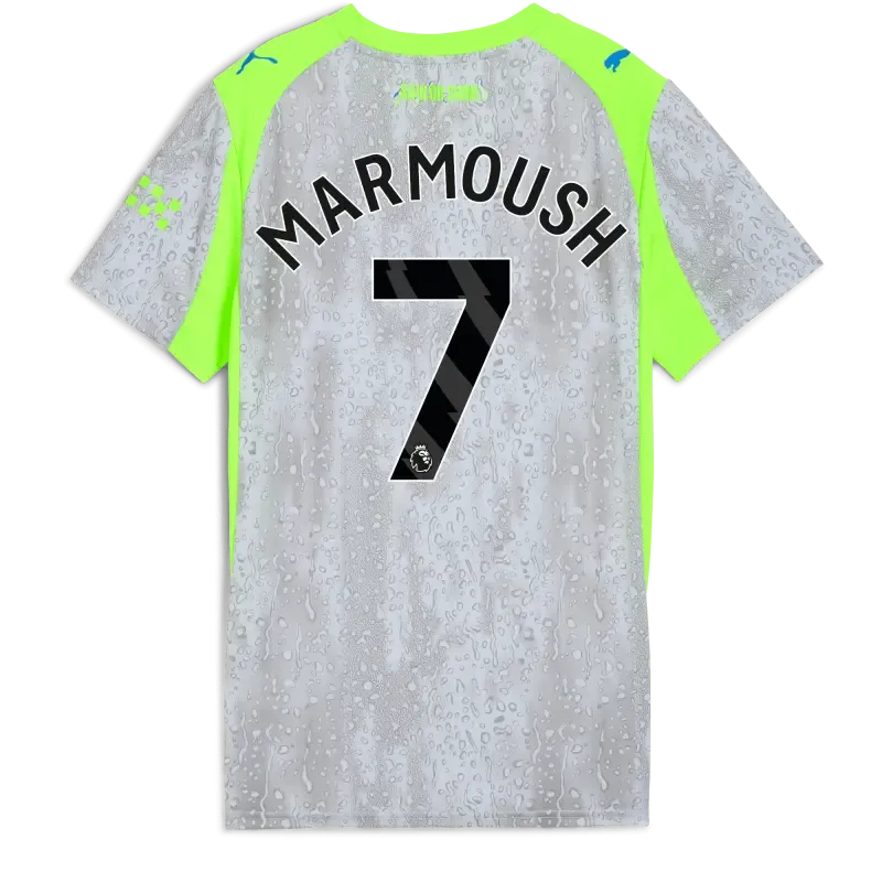 Womens’ Manchester City Third Jersey 2025/26 With MARMOUSH 7 Printing | Manchester City Shop Womens’ Manchester City Third Jersey 2025/26 With MARMOUSH 7 Printing | Manchester City Shop